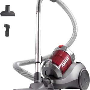 Akitas – aspirateur cylindrique puissant sans sac, 800W, avec tête de buse allemande Wessel Werk, pour sols durs et tapis