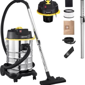 Monzana® Aspirateur eau et poussière 30 L avec fonction souffleur Aspirateur de chantier multifonction 1400 W
