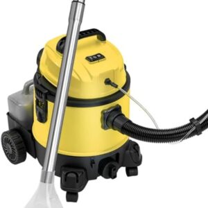 Aspirateur eau et poussière sans sac - Aspirateur industriel - Aspirateur à cendres - Aspirateur de travail - Aspirateur de garage 1200 Watts - BSS 1309 jaune-noir Clatronic