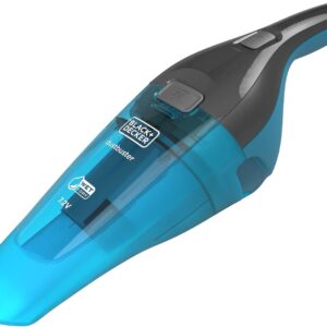 BLACK+DECKER - Aspirateur à main sans fil - Aspiration poussières et liquides - Batterie 7,2 V - Accessoires inclus Brosse et embout spécial liquide - WDC215WA-QW