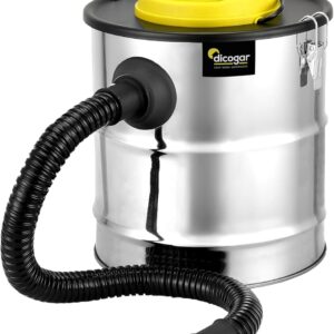 Dicogar Aspirapolvere per Cenere 1200W 20 LITROS, Aspirateur, Inox, 1200 W, 20 litres
