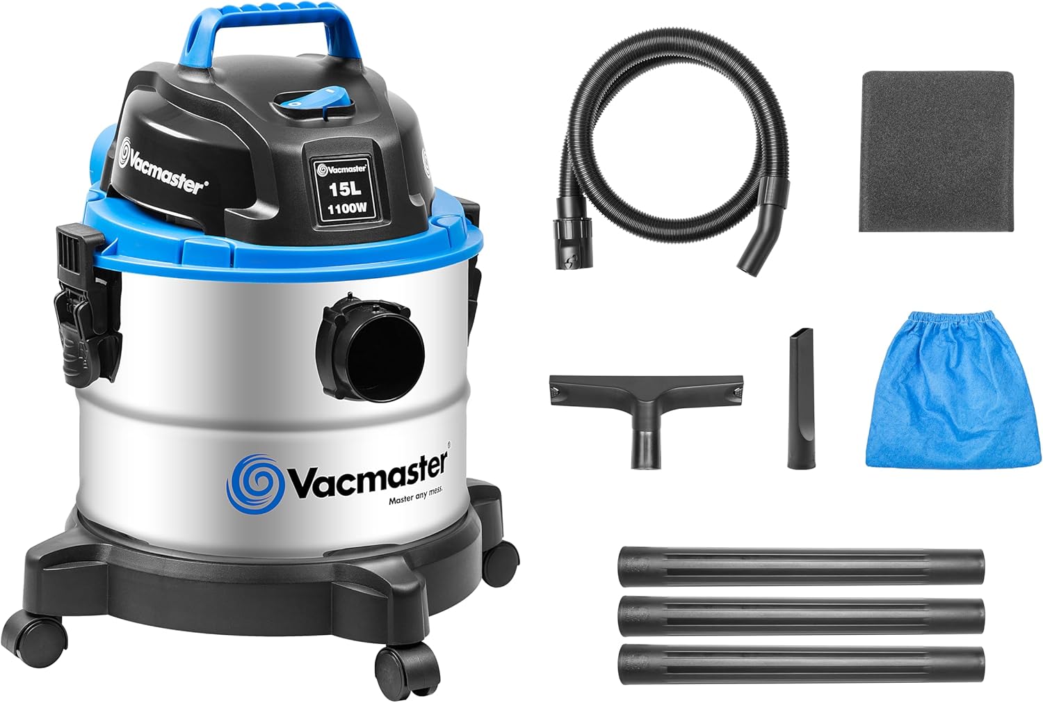 Aspirateur Eau et Poussière Vacmaster VQ1115S