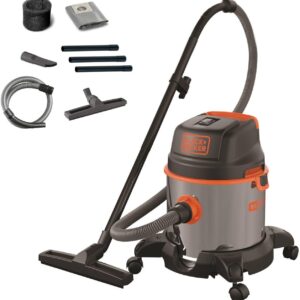 BLACK+DECKER Aspirateur pour solides et liquides BXVC20XE (1400 W, 20 litres)